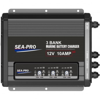 Зарядное устройство SEA-PRO ТЕ4-0331 3х12В AGM, LEAD-ACID, LiFePo4